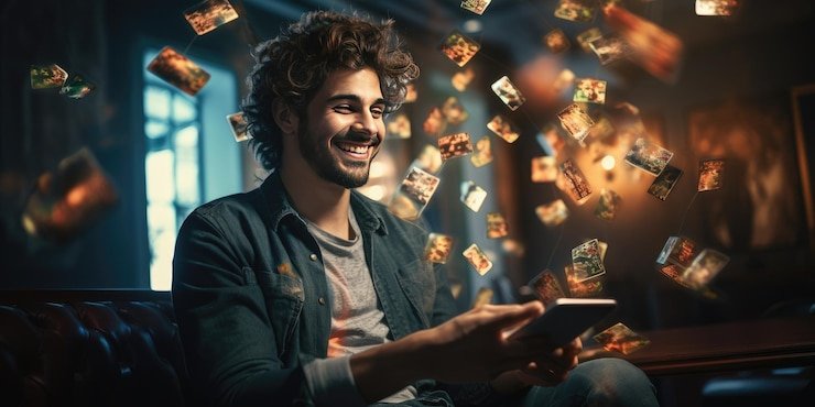 ওশান ফিনিক্সের নীল ঢেউভরা মোবাইল দৃশ্য